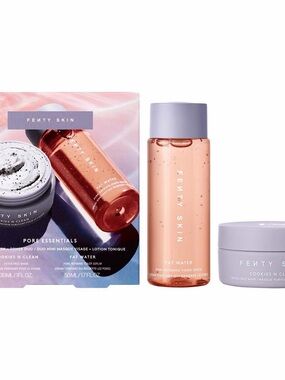 FENTY SKIN Pore Essentials Set COOKIES N CLEAN MASK+FAT WATER TONER Minis NIB!